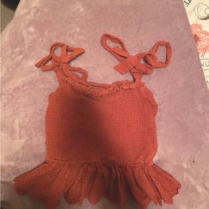 Cute burnt orange tanktop